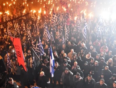 Βίντεο: Η πορεία της Χρυσής Αυγής για την 23η επέτειο των Ιμίων